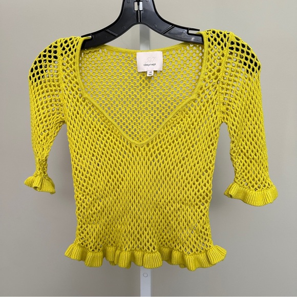 CINQ À SEPT  Kerry Knit Top size XS - Picture 6 of 6